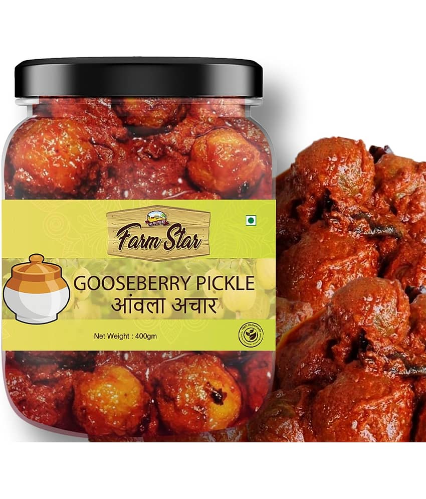 Farm Star AMLA- GOOSEBERRY Fruit Pickle 400 g