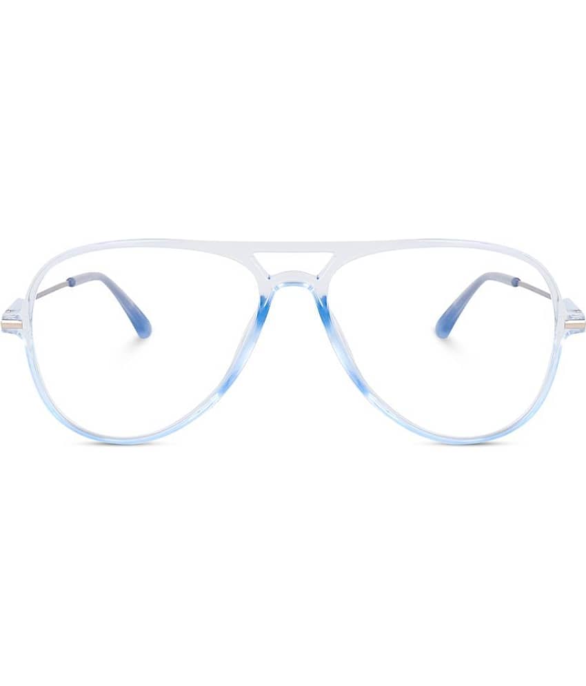 Peter Jones Blue Full Rim Pilot Computer Glasses ( Pack of 1 )