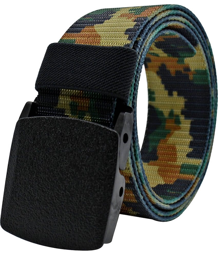 Loopa Black Nylon Casual Belt