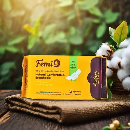 Femi9 410 mm | Extra -Long Day / Night Care / Maternity pads