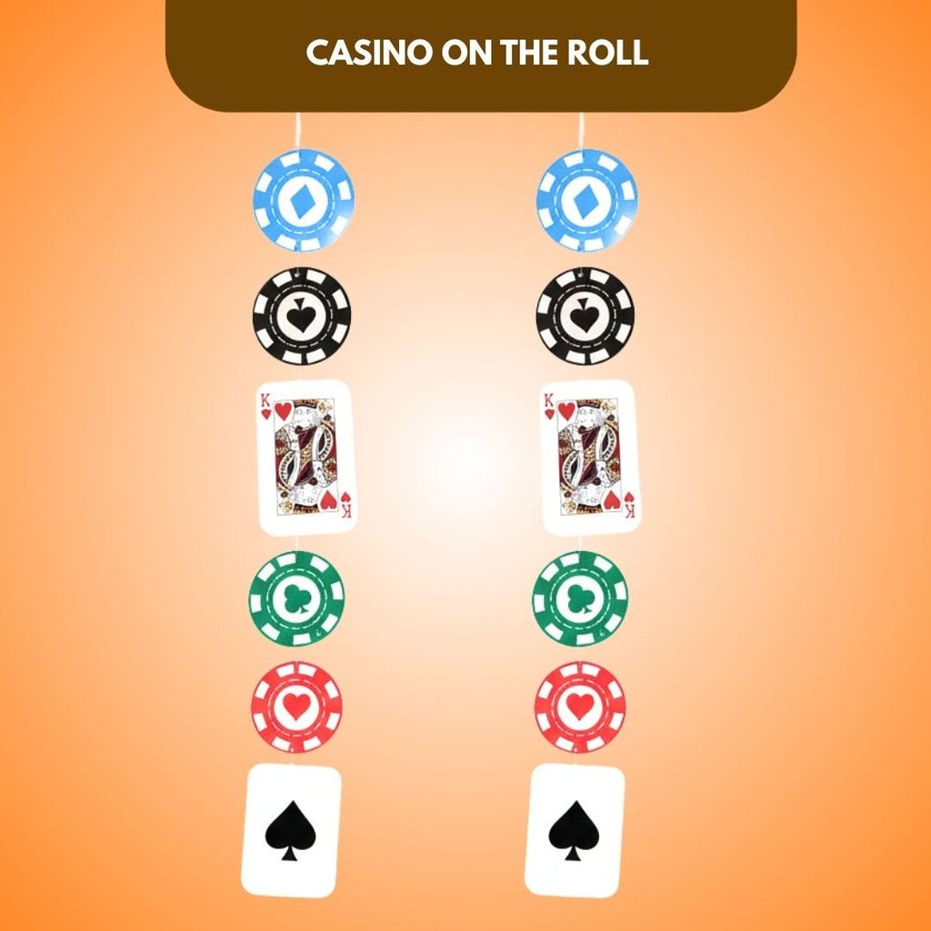 Casino On The Roll 4FT -2PC - Party and Festive Needs | Buy online on ZillyBuy