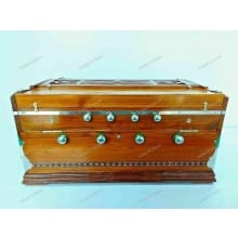 New Bombay Style Harmonium 8 Stopper Chudidaar Bellow 39 Key Two Reed Bass Male