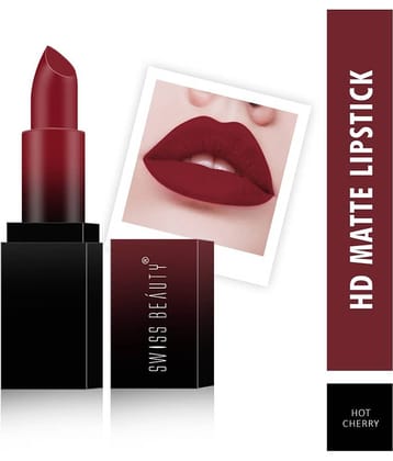Swiss Beauty HD Matte Lipstick (Attitude), 3.5gm