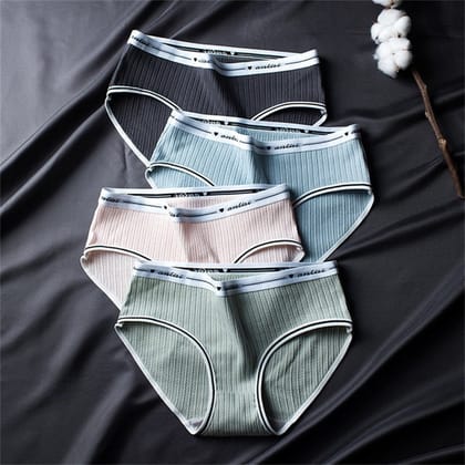 Premium Imported Underwear - Women Pack Of 4 Briefs-2XL / Multicolour