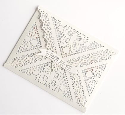 Brand Zero Die - Lace Frame For Envelope Metal Cutting Dies 8.0 x 15.0 CM