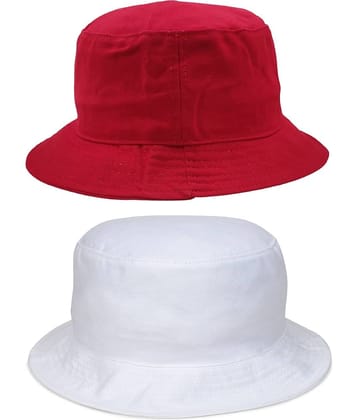 Zacharias - Multi Color Cotton Men's Hat ( Pack of 2 )