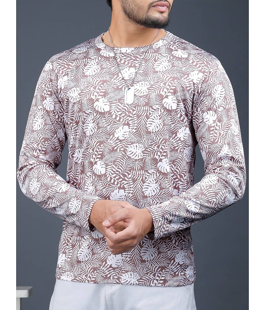 Eyebogler Pack of 1 Polyester Regular Fit Men's T-Shirt ( Grey )