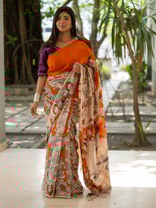Agun Kalamkari Saree