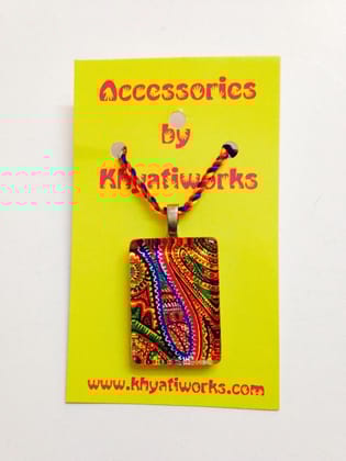 Fluidy Cuboid Glass Pendant