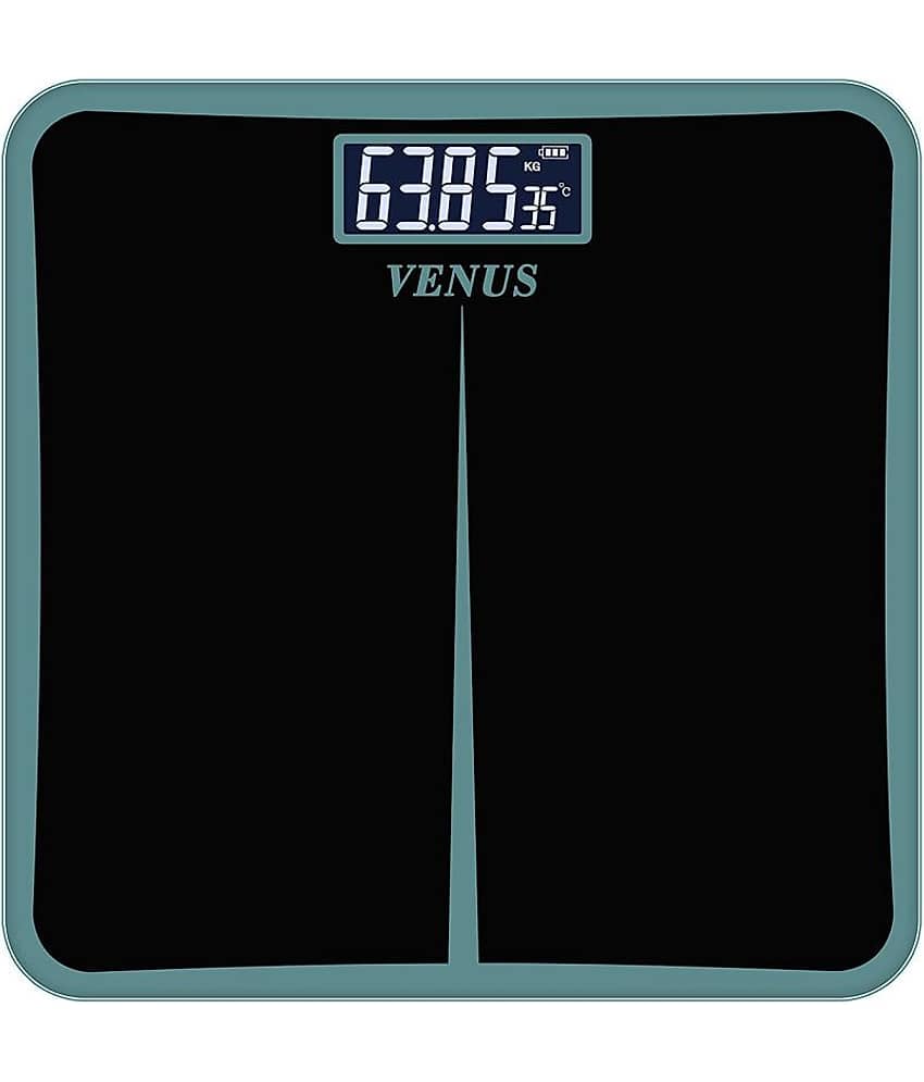 Venus Electronic Digital LCD Body Weighing Scales EPS-8199-New-Black
