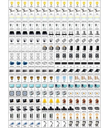 Arni Switch Board Sticker Funny ( 1 x 1 cms )