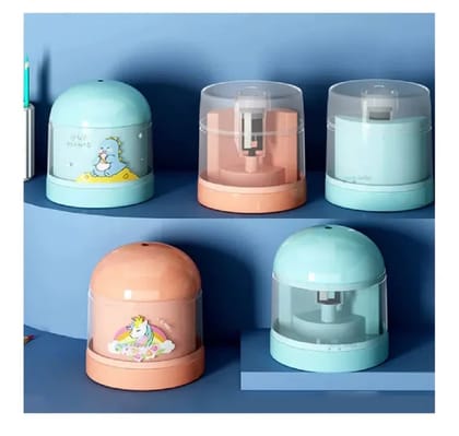 Electric Pencil Sharpener-Blue