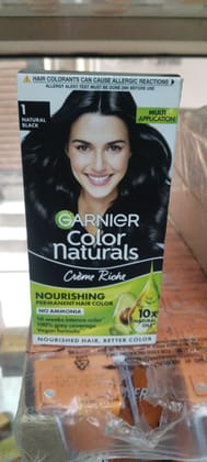 Garnier colour natural Black No.1 70ml + 60gm