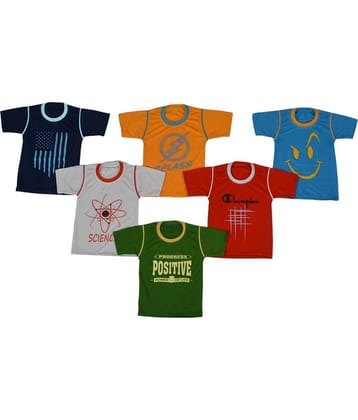 DIAMOND EXPORTER Pack of 6 Baby Boys Cotton T-Shirt ( Multi )