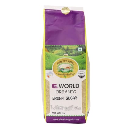 Elworld Agro & Organic Food Products Brown Sugar 1Kg Elworld Agro & Organic Food Products Brown Sugar 1Kg