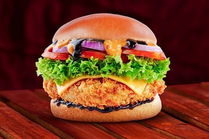 American BBQ Chicken Burger