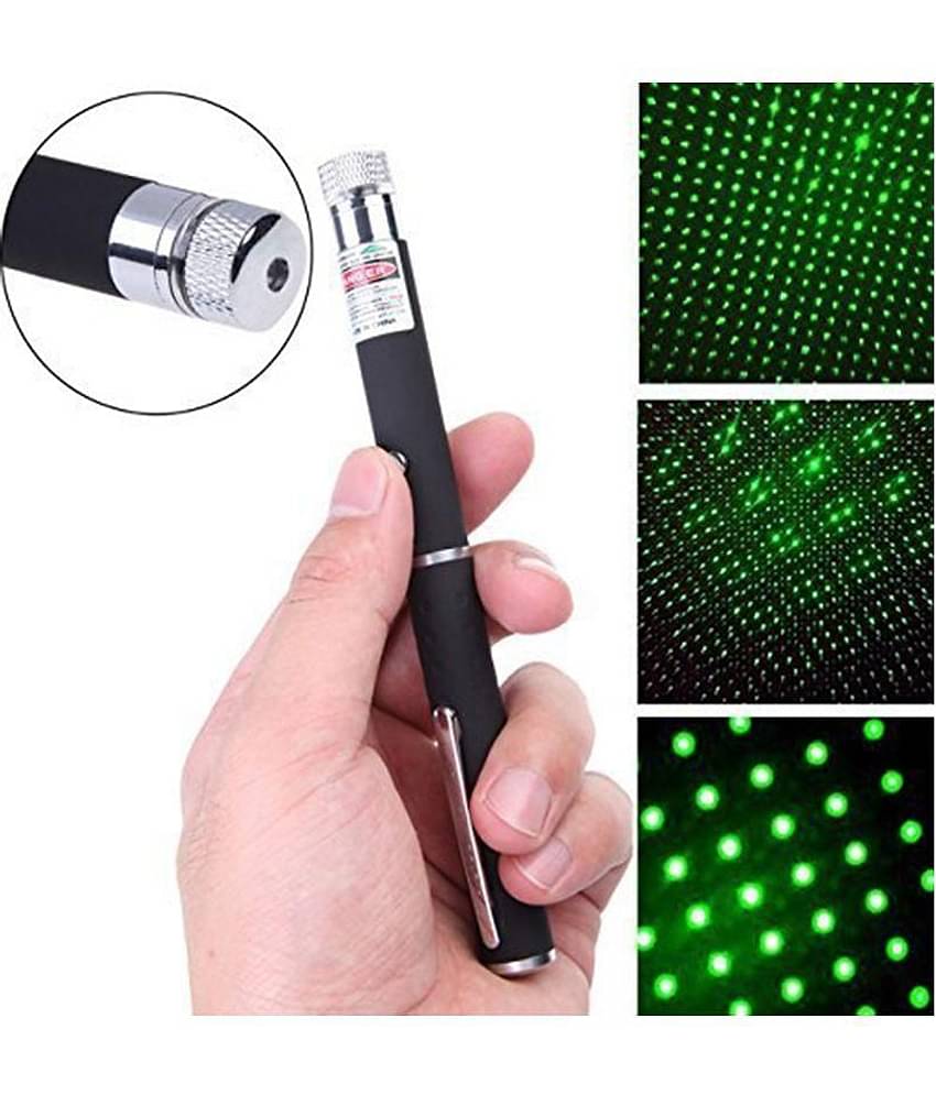 AmtiQ High Quality Disco Green Laser Pointer