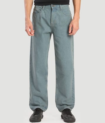 Bene Kleed Relaxed Clean Look Men's Jeans - Light Blue ( Pack of 1 )