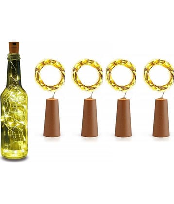 AFTERSTITCH Yellow LED String Light 2 Meter - Pack of 4