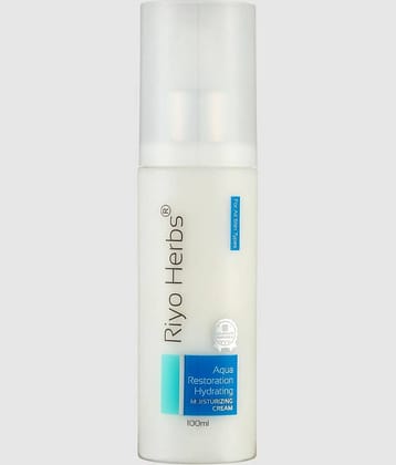 Riyo Herbs Aqua Restoration Moisturizer for Face With Benefits of Shea Butter & Vitamin E - 100ml