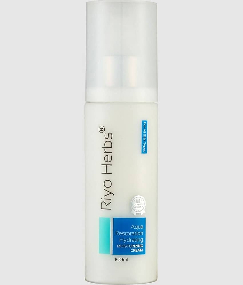 Riyo Herbs Aqua Restoration Moisturizer for Face With Benefits of Shea Butter & Vitamin E - 100ml
