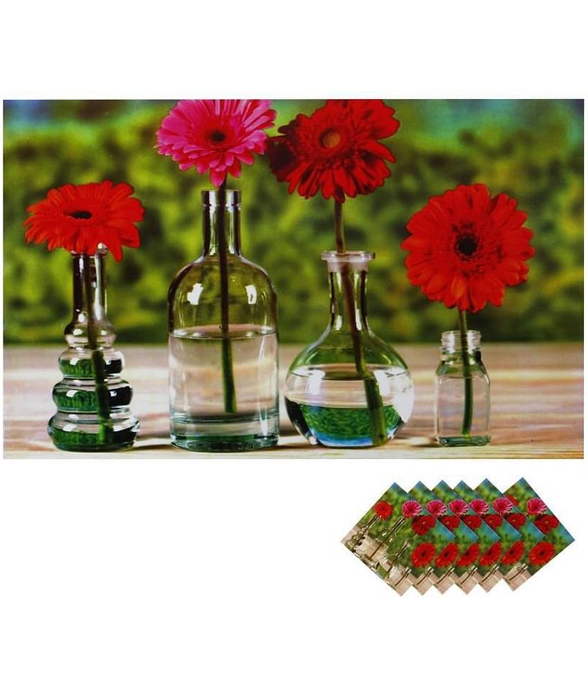 E-Retailer Set of 12 PVC Table Mats & Coasters