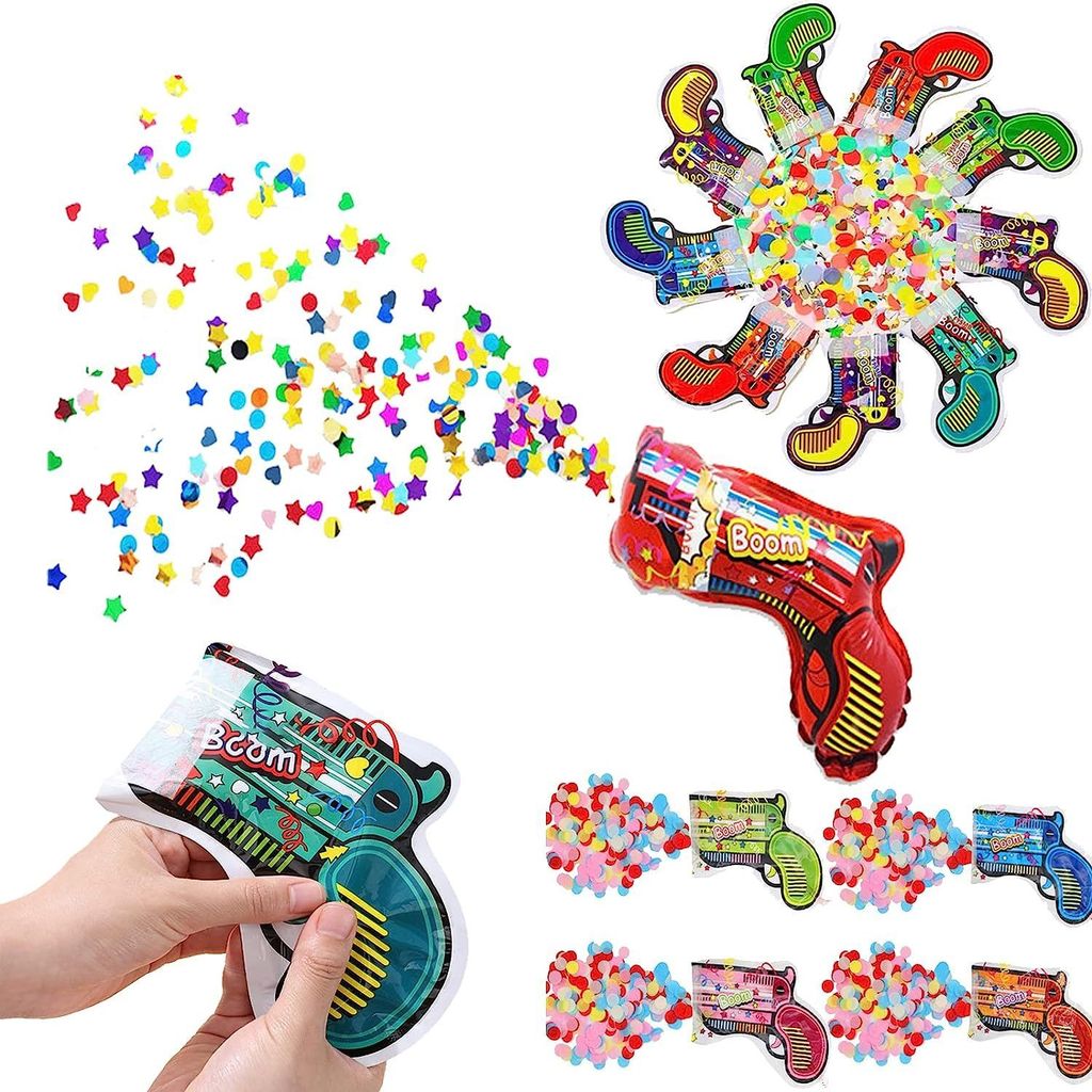 Gun Shaped Handy Party Popper - 6PC - Party and Festive Needs | Buy online on ZillyBuy