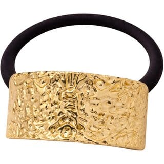 Kimti Hair Tie (Gold, Hammered Bar Gold Hair Tie) Kimti Hair Tie (Gold, Hammered Bar Gold Hair Tie)