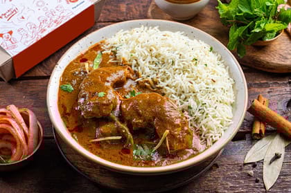 Gharwali Chicken Curry Rice