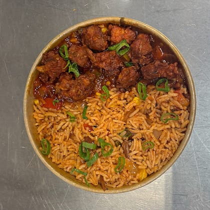 Popcorn Chicken Mexican Rice