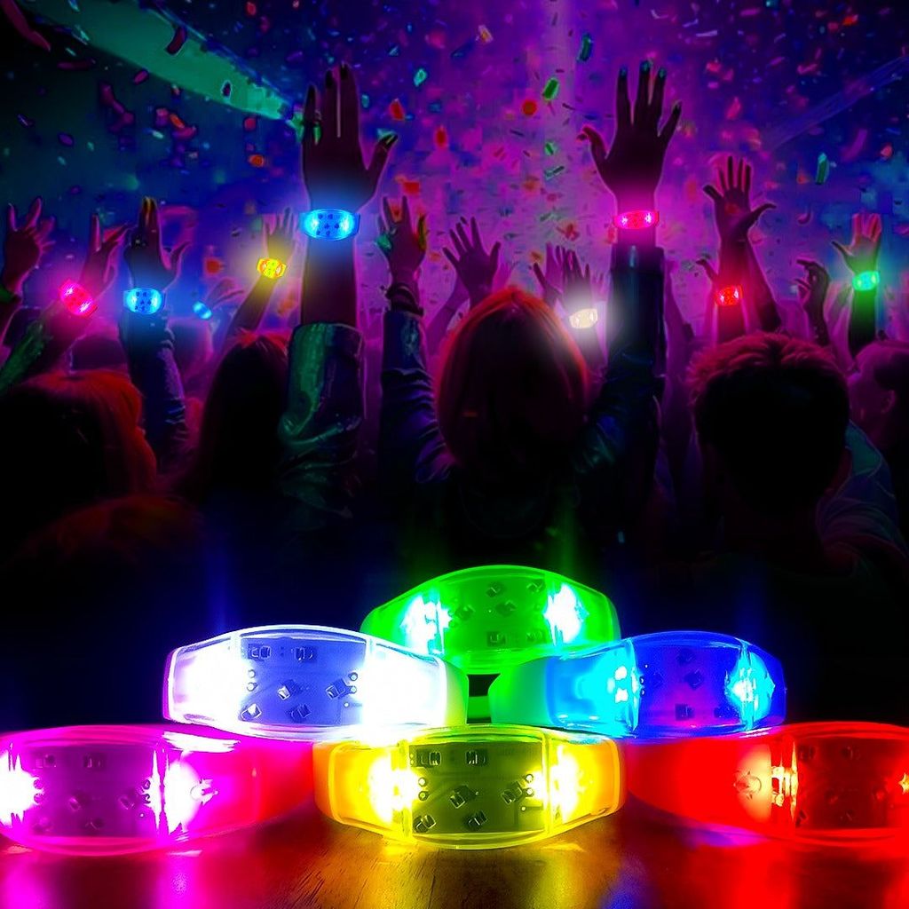 Musical Concert Bright LED Wrist band - Assorted Color - Party and Festive Needs | Buy online on ZillyBuy