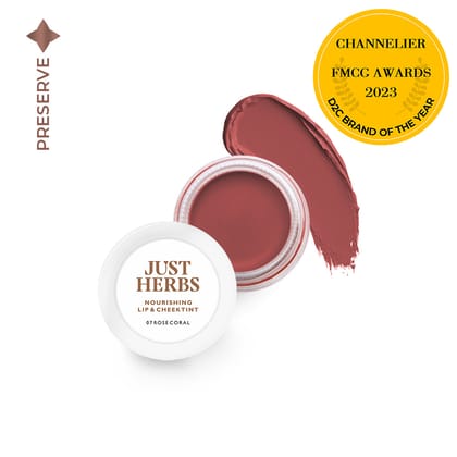 Nourishing Lip and Cheek Tint (Rose Coral)