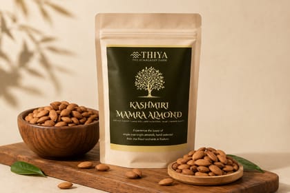 Thiya Kashmiri Mamra Almonds | Kashmir's Finest | Mamra Almonds | 500g Thiya Kashmiri Mamra Almonds | Kashmir's Finest | Mamra Almonds | 500g