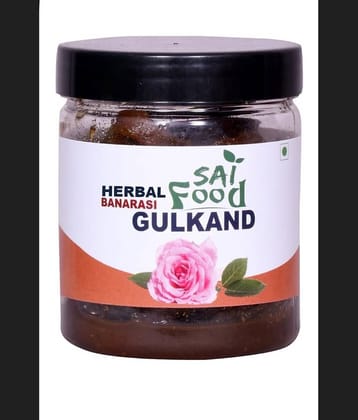 SAi Food HERBAL Banarasi Gulkand Made from Finest Rose Petals Finest Mixed Gulkand Pickle 250 g