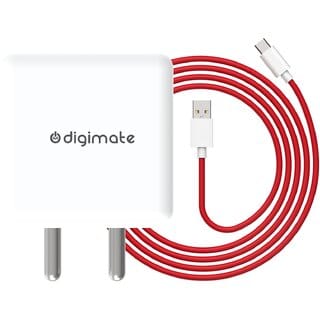 Digimate 65W Fast Charger with USB to Type C Cable | Compatible with OnePlus, Samsung, Realme, Redmi, Nothing, | C Type Charger