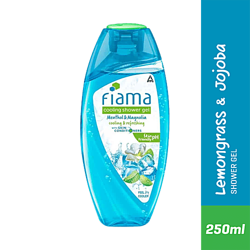 Fiama Cooling Shower Gel - Menthol & Magnolia, 250 ml
