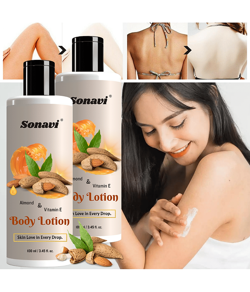 Sonavi Moisture Lock Lotion For All Skin Type 200 ml ( Pack of 2 )