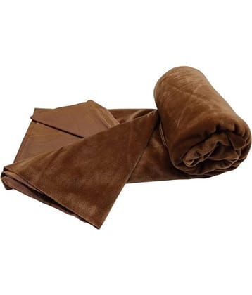 PRANSUNITA Super Soft Velvet Finish Polar Fleece Felt Fabric, Size 39 x 32 inch used in Home Decor, Cushions & DIY Soft Toys making, Dresses, Art & Craft, Jackets, Booties, etc- Color – Dark Brown