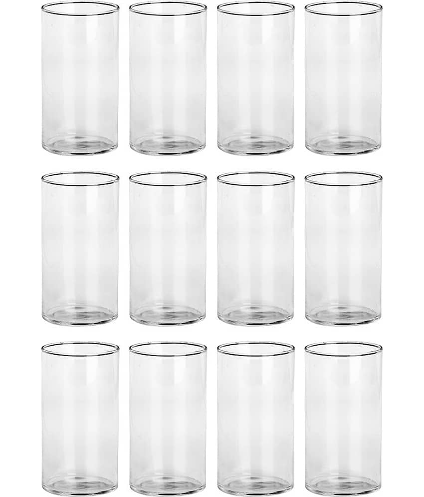 Somil Water/Juice  Glasses Set,  280 ML - (Pack Of 12)
