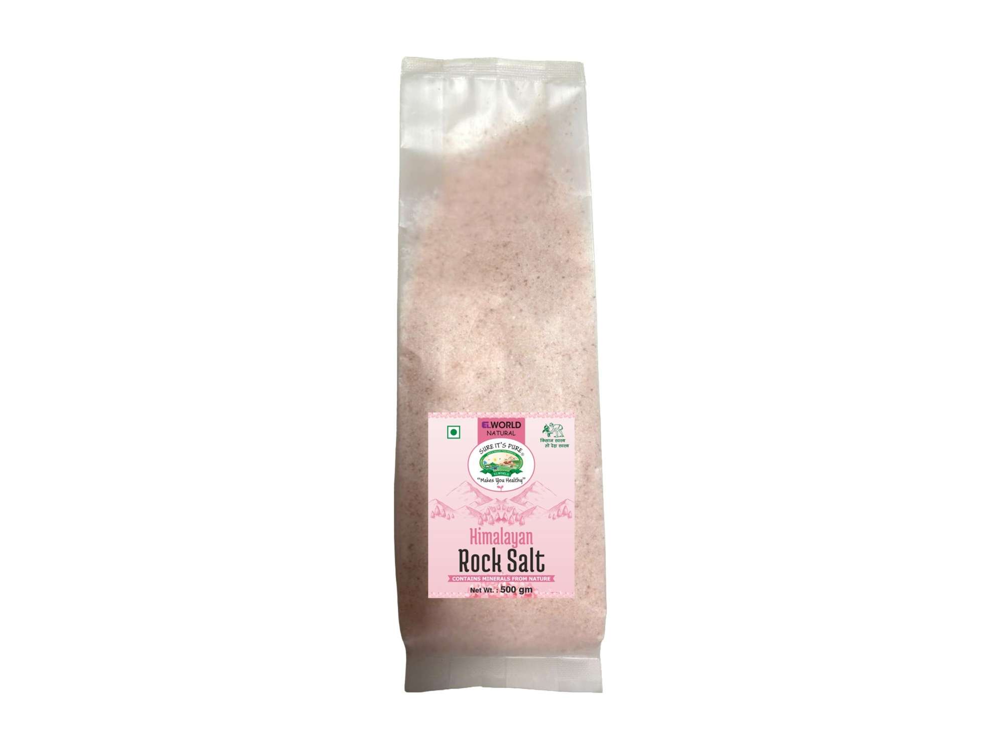 Elworld Agro & Organic Food Products Natural Rock Salt 500g