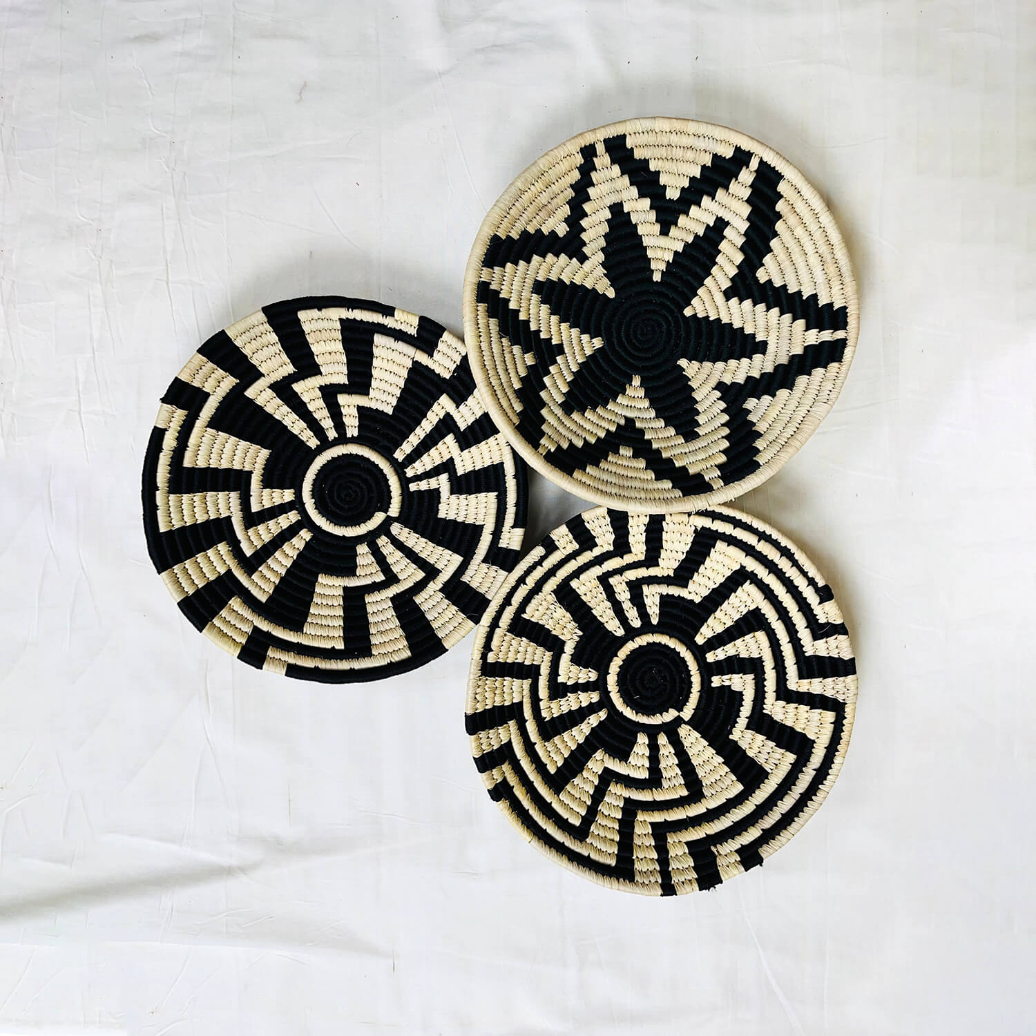 Sabai Grass Wall Plate (Set of 3)