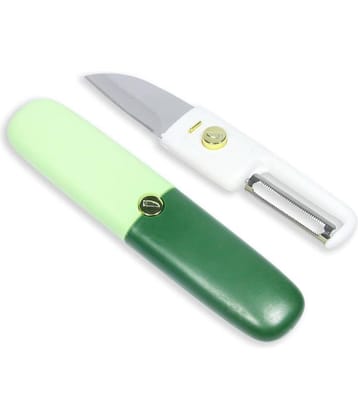 GMPex Kitchen Knife with Vegetable Peeler 2 in 1 Multi Use