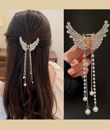 Rhosyn Gold Women's Hair Clip ( Pack of 1 )