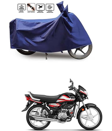 JVG Bike Body Cover for Hero HF Deluxe ( Pack of 1 ) , Blue
