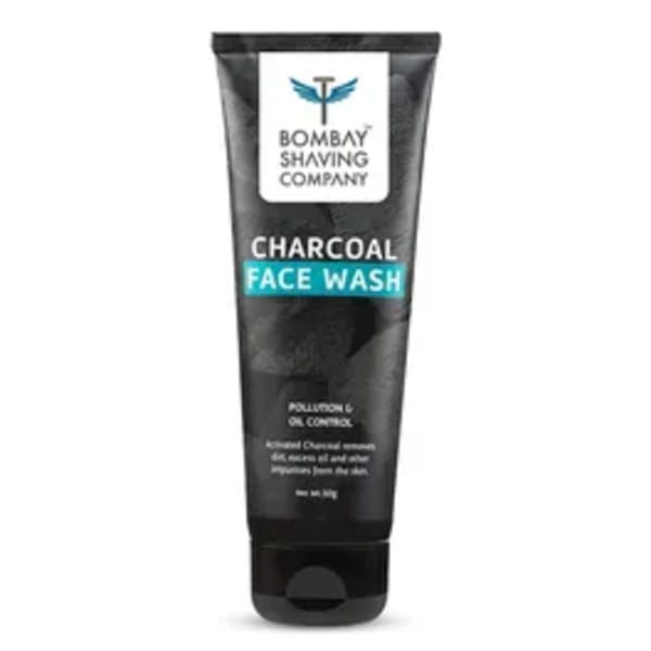 Bombay Shaving Company Charcoal Face Wash, Fights Pollution And Acne, Oil Control For Men & Women -50Gm