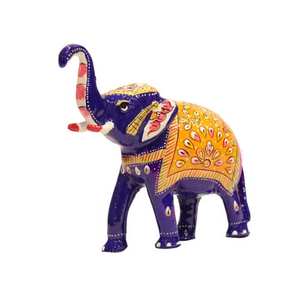 Meenakari Elephant Statue