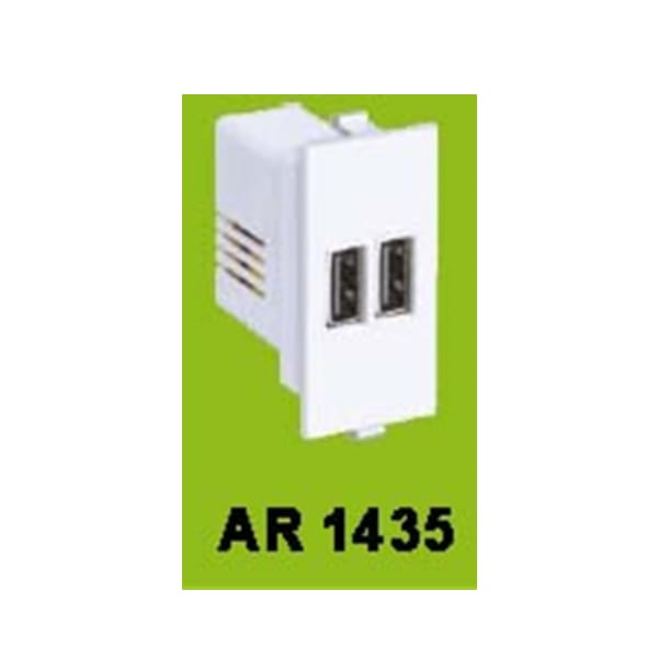 Helmer 1 M 2 Port USB Charger