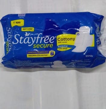 STAYFREE SECURE REGULAR 18 PAD