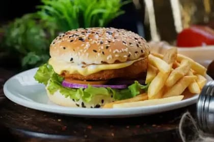 Karan Veg Potato Burger