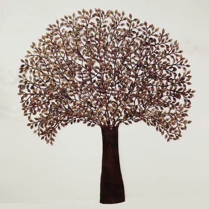 Brass Tree Wall Hanging Decorative Statue - Traditional Home Decor, Height : 45 Inch (BSMAS1308 E)
